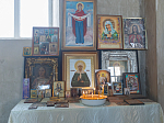 Епископ Дионисий посетил руинированный храм святителя Николая Чудотворца в селе Ширяево Калачеевского района