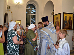 Всенощное бдение в Казанском храме г. Павловска накануне Успения Пресвятой Богородицы