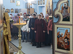 Правящий Архиерей возглавил воскресное богослужение в храме Рождества Пресвятой Богородицы города Россошь