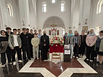 В храме в честь Всемилостивого Спаса города Россошь состоялась миссионерская встреча с учениками МКОУ СОШ № 24 