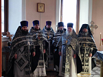 Литургия Преждеосвященных Даров в храме Большой Хвощеватки