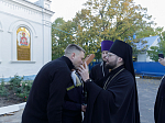 Епископ Россошанский и Острогожский Дионисий благословил на вступление в брак Арсения Белова и Евгению Троцевскую