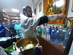 "О еже освятитися водам сим силою, и действием, и наитием Святаго Духа"