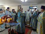 Правящий Архиерей совершил Божественную литургию в храме в честь иконы Божией Матери «Спорительница хлебов» села Галиевка Богучарского района