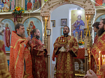 В день памяти сщмч. Евгения Попова епископ Дионисий совершил Божественную литургию в Преображенском храме села Заболотовка в месте служения святого