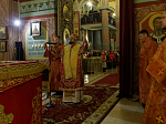 В праздник Светлого Христова Воскресения глава Россошанской епархии возглавил торжественное богослужение в Свято-Ильинском кафедральном соборе г. Россоши