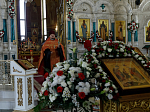 В праздник Светлого Христова Воскресения Преосвященнейший епископ Дионисий совершил Пасхальную великую вечерню в Свято-Ильинском кафедральном соборе г. Россоши