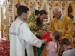В день памяти святых благоверных князей Муромских Петра и Февронии в Свято-Митрофановском храме была совершена  Божественная литургия