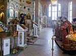 В преддверии престольного праздника Правящий Архиерей совершил всенощное бдение в Свято-Ильинском кафедральном соборе города Россоши