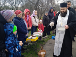 В преддверии праздника Светлой Пасхи в Казанском храме поселка Каменка состоялось освящение пасхальной снеди