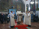 В попразднство Рождества Христова Преосвященнейший епископ Дионисий совершил Божественную литургию в храме Вознесения Господня города Калач
