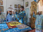 Епископ Дионисий 21 июля, в день празднования Казанской иконы Божией Матери, совершил Божественную литургию в Казанском храме пгт Каменка, центре Каменского благочиния
