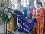 Преосвященнейший Дионисий, епископ Россошанский и Острогожский совершил Божественную литургию в Свято-Ильинском кафедральном соборе г. Россошь