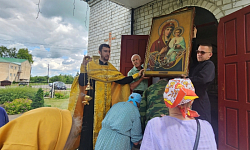 В Острогожское благочиние была принесена чудотворная икона Божией Матери «Оршанская»