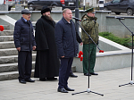 Секретарь Россошанской епархии принял участие в митинге, посвященном Дню Героев Отечества