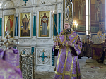 В праздник сорока Севастийских мучеников епископ Дионисий совершил Литургию в Свято-Ильинском кафедральном соборе г. Россоши