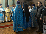 Архипастырь возглавил торжественное Богослужение в храме Покрова Пресвятой Богородицы города Павловска
