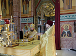 В Неделю 16-ю по Пятидесятнице епископ Дионисий возглавил воскресное богослужение в Свято-Ильинском кафедральном соборе города Россошь