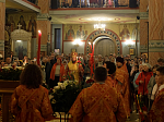 В праздник Светлого Христова Воскресения глава Россошанской епархии возглавил торжественное богослужение в Свято-Ильинском кафедральном соборе г. Россоши