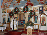 Богослужение в Рождественский сочельник в Осиковке