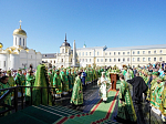 В день памяти прп. Сергия Радонежского Правящий Архиерей Россошанской епархии сослужил Предстоятелю Русской Церкви за Литургией в Троице-Сергиевой лавре