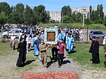 Глава Россошанской епархии принял участие в крестном ходе с чтимой иконой Божией Матери «Достойно есть» вокруг города Борисоглебска