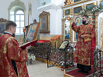 Епископ Дионисий совершил Божественную литургию в храме святого мученика Иоанна Воина г. Богучар