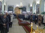 Епископ Россошанский и Острогожский Дионисий возглавил праздничное богослужение в храме святого мученика Иоанна Воина города Богучара