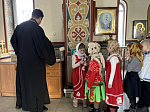 В Рождественские святочные дни воспитанники Митрофановского детского сада посетили храм