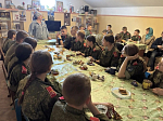 Взаимодействие Церкви и казачьего образования: кадеты приняли участие в богослужении и занятии воскресной школы в Острогожске»