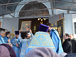 Архиерейское богослужение в Сретенском воинском храме Острогожска в день Престольного праздника