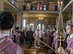 В Неделю Торжества Православия Правящий Архиерей совершил Божественную литургию в Свято-Ильинском кафедральном соборе города Россошь