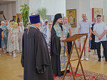Архипастырь освятил крест для купола храма во имя святителя Митрофана, первого епископа Воронежского, села Верхний Мамон