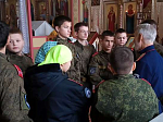 Острогожские кадеты приняли участие в Божественной литургии