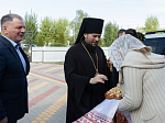 Епископ Россошанский и Острогожский Дионисий совершил Божественную литургию в Георгиевском храме с. Манино Калачеевского района