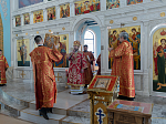 Епископ Россошанский и Острогожский Дионисий совершил Божественную литургию в храме Успения Пресвятой Богородицы г. Калач