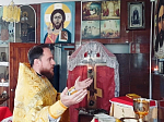 В молитвенном доме в честь Святой Троицы села Краснополье была совершена первая Божественная литургия