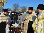 В городе Павловске освятили воду в Крещенской купели на реке Дон