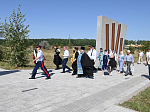 Епископ Россошанский и Острогожский Дионисий с архипастырским визитом посетил Верхнемамонский Матвея Платова казачий кадетский корпус и Осетровский плацдарм