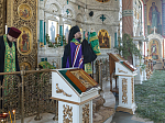 В канун праздника Святой Троицы Преосвященнейший епископ Дионисий совершил всенощное бдение в Свято-Ильинском кафедральном соборе г. Россошь