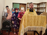 В день памяти святителя Митрофана Воронежского священнослужитель посетил молельную комнату при ЦРБ