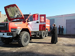 В Калачеевском районе освятили автотранспортные средства Калачеевского ВДПО и ПСЧ № 40 города Калач