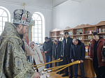 В среду второй седмицы Великого поста епископ Дионисий совершил Литургию Преждеосвященных Даров и диаконскую хиротонию в Казанском храме поселка Каменка