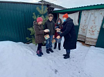 Воспитанников Старотолучеевского социально-реабилитационного центра поздравили с Рождеством Христовым