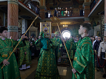 В праздник Входа Господня в Иерусалим глава Россошанской епархии совершил Литургию в Свято-Ильинском кафедральном соборе города Россоши