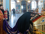 Епископ Россошанский и Острогожский Дионисий совершил Божественную литургию в храме Успения Пресвятой Богородицы г. Калач