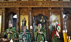  В Космо-Дамиановском храме села Краснолипье Репьевского района молитвенно отметили престольное торжество храма