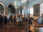 В Спасском храме села Ближняя Полубянка Острогожского района поздравили прихожан с Днем отца