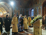 Преосвященнейший Дионисий, епископ Россошанский и Острогожский, сослужил Главе митрополии за богослужением в Успенском семинарском храме г. Воронежа.