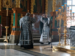 В Великую Среду Глава Воронежской митрополии совершил последнюю в нынешнем году Литургию Преждеосвященных Даров